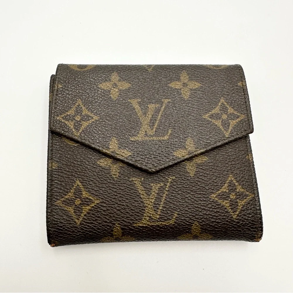 Vintage Authentic Louis Vuitton Monogram Elise Wallet